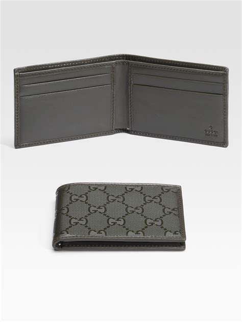 gucci bi fold wallet men's|Gucci small wallet men.